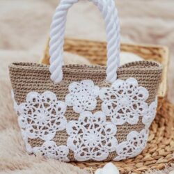 Szydełkowa Letnia Torebka Damska