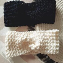 Ciepła opaska na głowę - Merino 100% Wełna - Różne Kolory