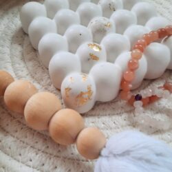 Kwadratowa Podstawka Gipsowa Bubble Mała