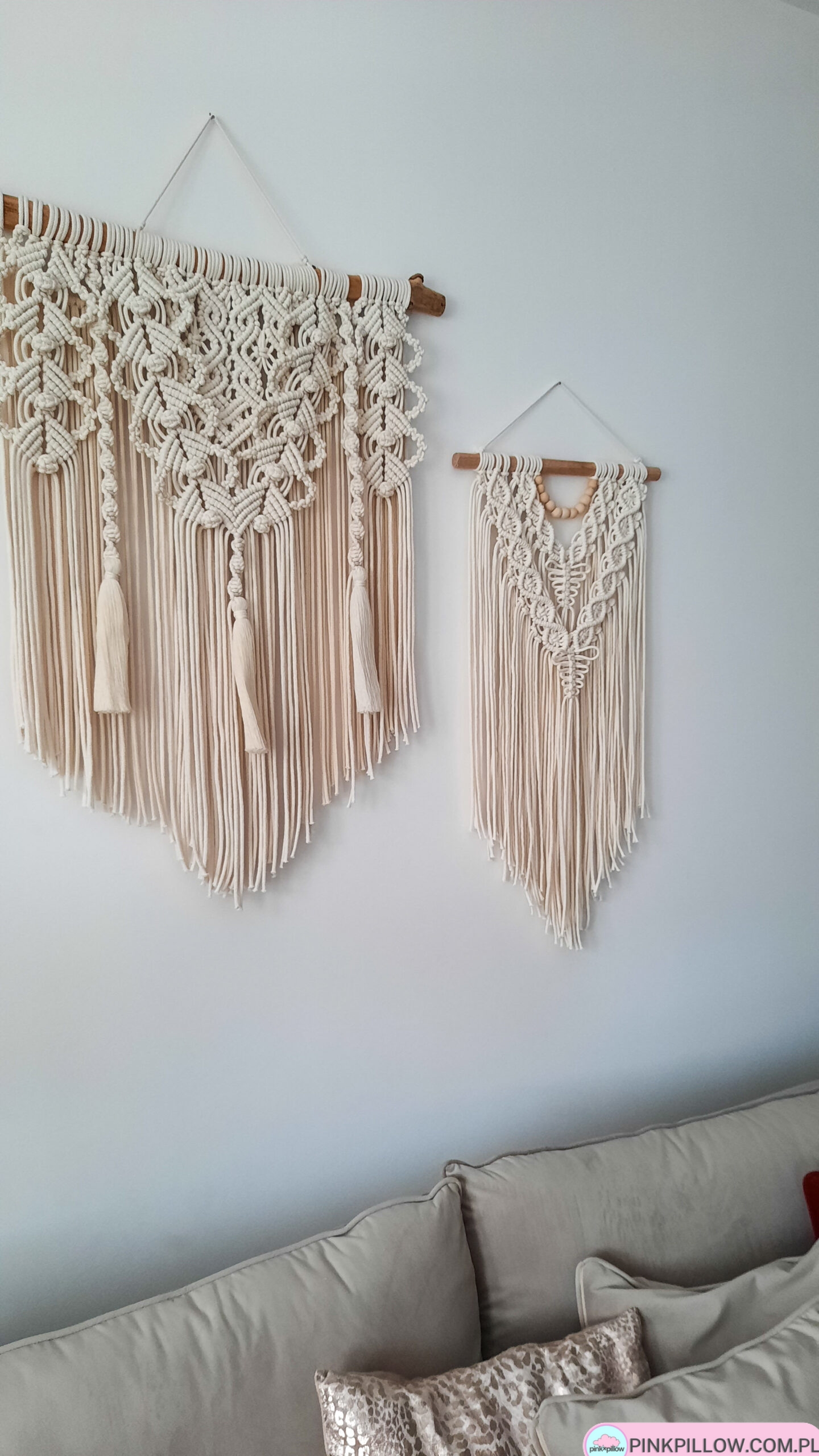 Makrama ścienna Eva - Wymiary 40x80 cm - Różne Kolory - obrazek 5