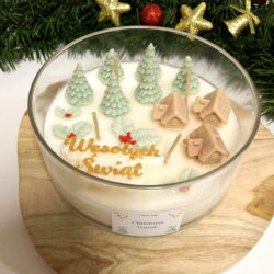 Duża Świeca zapachowa Świąteczna "Christmas Forest" - Różne Zapachy
