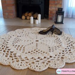 Elegancki Dywan do salonu Dace 110 cm - Kolor Ecru