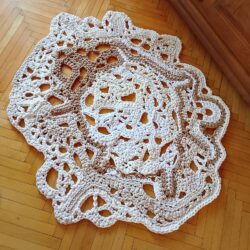 Dywan Abstarkcyjny - Wzór Freeform - Wymiar 107x87 cm