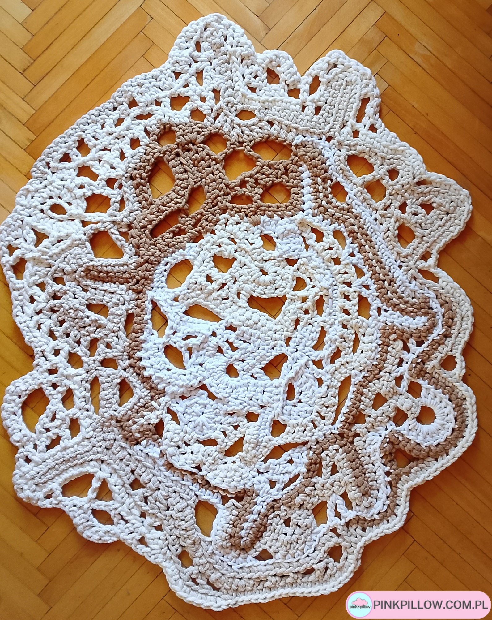 Dywan Abstarkcyjny - Wzór Freeform - Wymiar 107x87 cm - obrazek 2