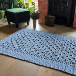 Dywan Ręcznie tkany Simon Blue - Wymiar 110x160 cm