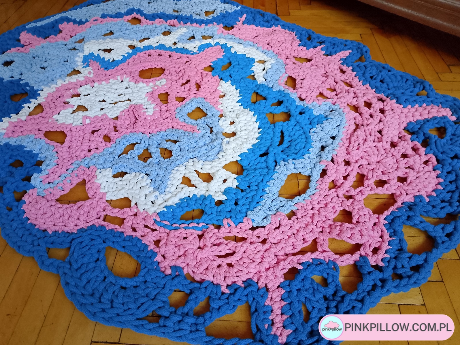 Dywan Abstarkcyjny Kolorowy - Wzór Freeform - Wymiar 115x85 cm - obrazek 3