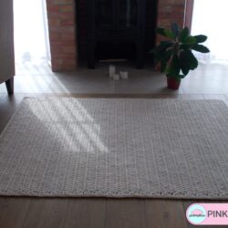 Dywan do salonu Duży Prostokątny 110x160 cm - Wzór Number One