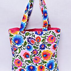 Torba Łowicka bawełniana z długimi uszami