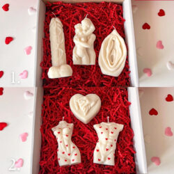 Świeczki dekoracyjne Walentynki - Zestaw - Różne Warianty