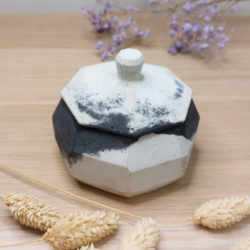 Dekoracyjna Szkatułka z Pokrywką z Betonu architektonicznego