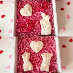 Świece sojowe Walentynkowe Zestaw - Różne Warianty