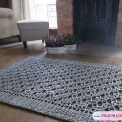 Duży Dywan do pokoju "Simon Gray" 150x100 cm - Kolor Jasny Szary