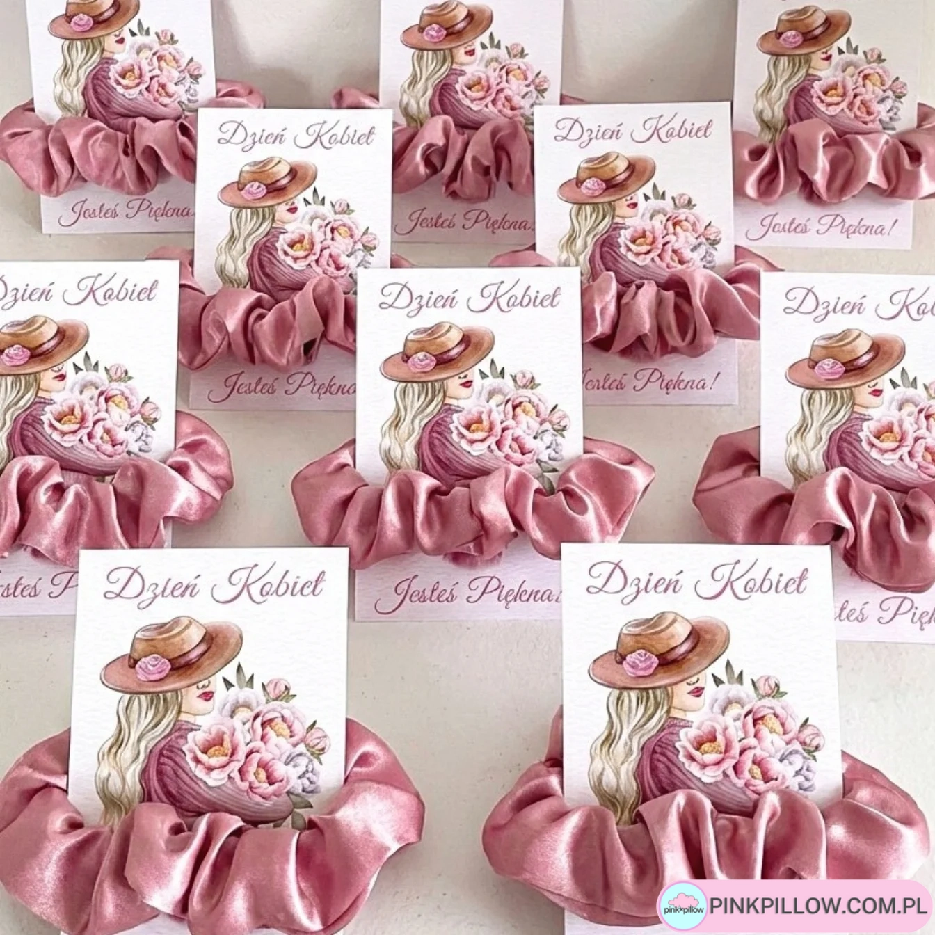 Gumka Scrunchies z Personalizacją dla Klientek