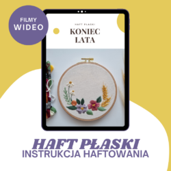 Haft Płaski krok po kroku - Wzór "Koniec lata" - Wersja PDF - Okładka