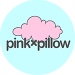 Logo pink×pillow - Sklep z dekoracjami do domu handmade