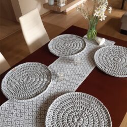 Podkładki na stół Okrągłe - Duże - Różne Kolory