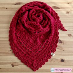 Czerwona chusta “Joanna”