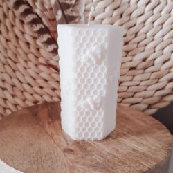 Dekoracyjna Świeca Prosta Pillar "Naturalna Pasieka"