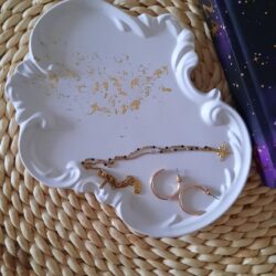 Zdobiona Podkładka Ornament pod świecę lub biżuterię