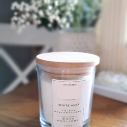 Świeca Proszkowa 120 g - White Aura Bezzapachowa