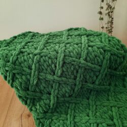 Miękki Pluszowy Koc dla Dziecka 90x90 cm - Różne Kolory