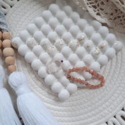 Kwadratowa Tacka Bubble z gipsu Duża