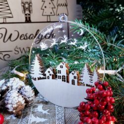 Bombka z grawerem na Prezent Personalizowana - Różne Wzory