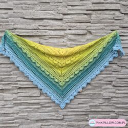 Szydełkowa Chusta Minti