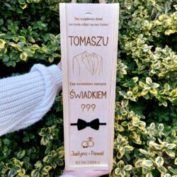 Skrzynia na wino Prośba o świadkowanie dla Świadka