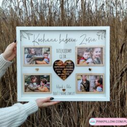 Ramka ze zdjęciami na Prezent dla Babci i Dziadka