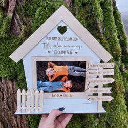 Personalizowany prezent dla Babci i Dziadka "Zasady w domu dziadków"