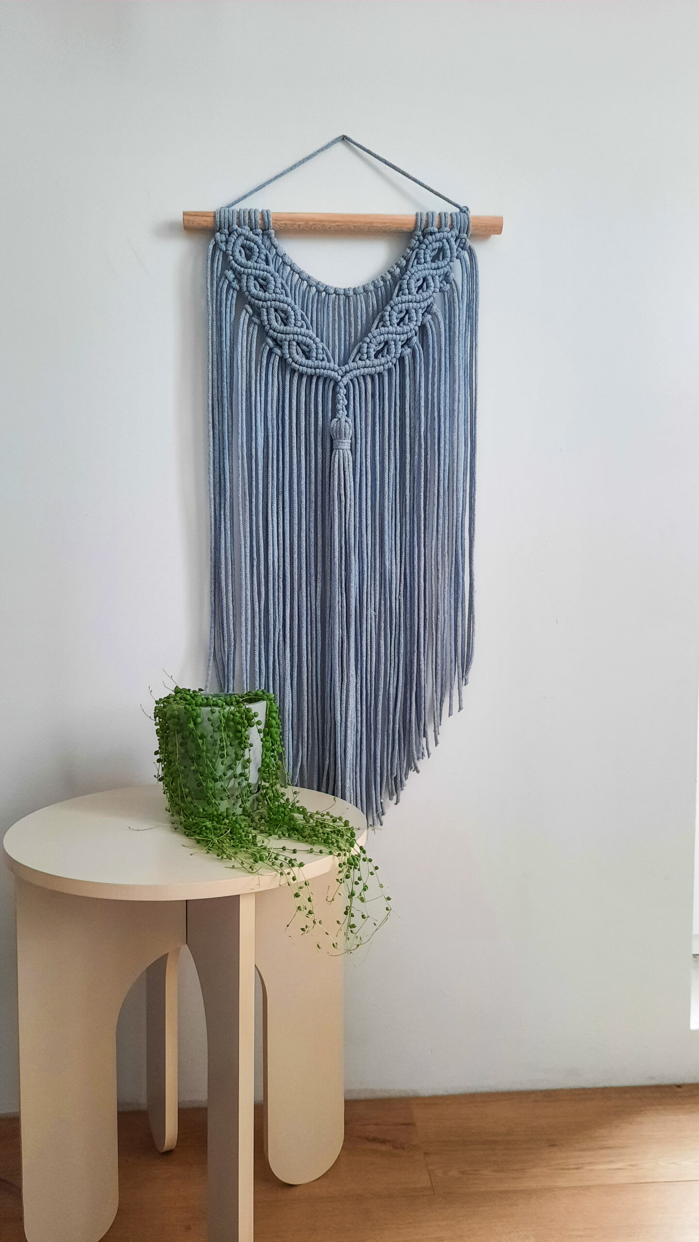 Makrama ścienna Boho 40x80 cm dekoracja Różne Kolory - obrazek 2