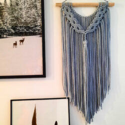 Makrama ścienna Boho 40x80 cm dekoracja Różne Kolory