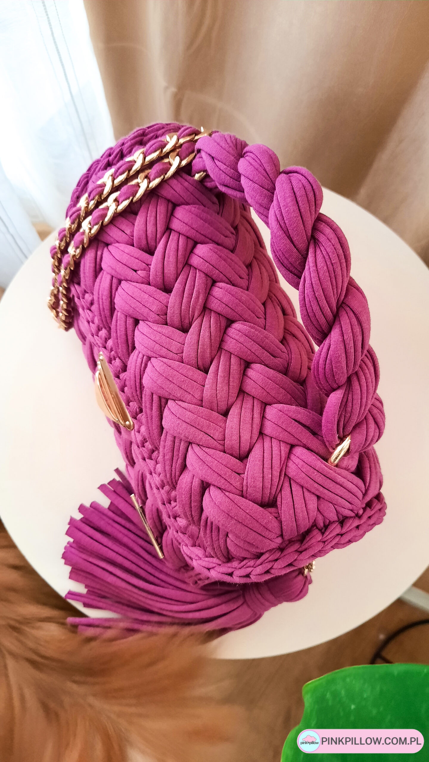 Torebka damska Puffka - Widok z góry