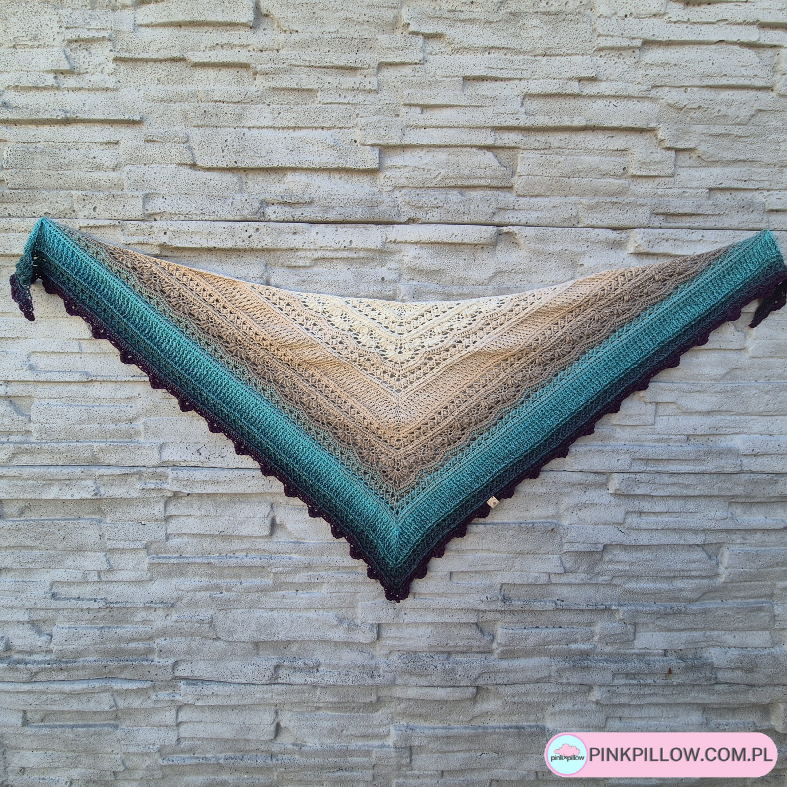 Chusta szydełkowa OPHIUCHUS narzutka na plecy