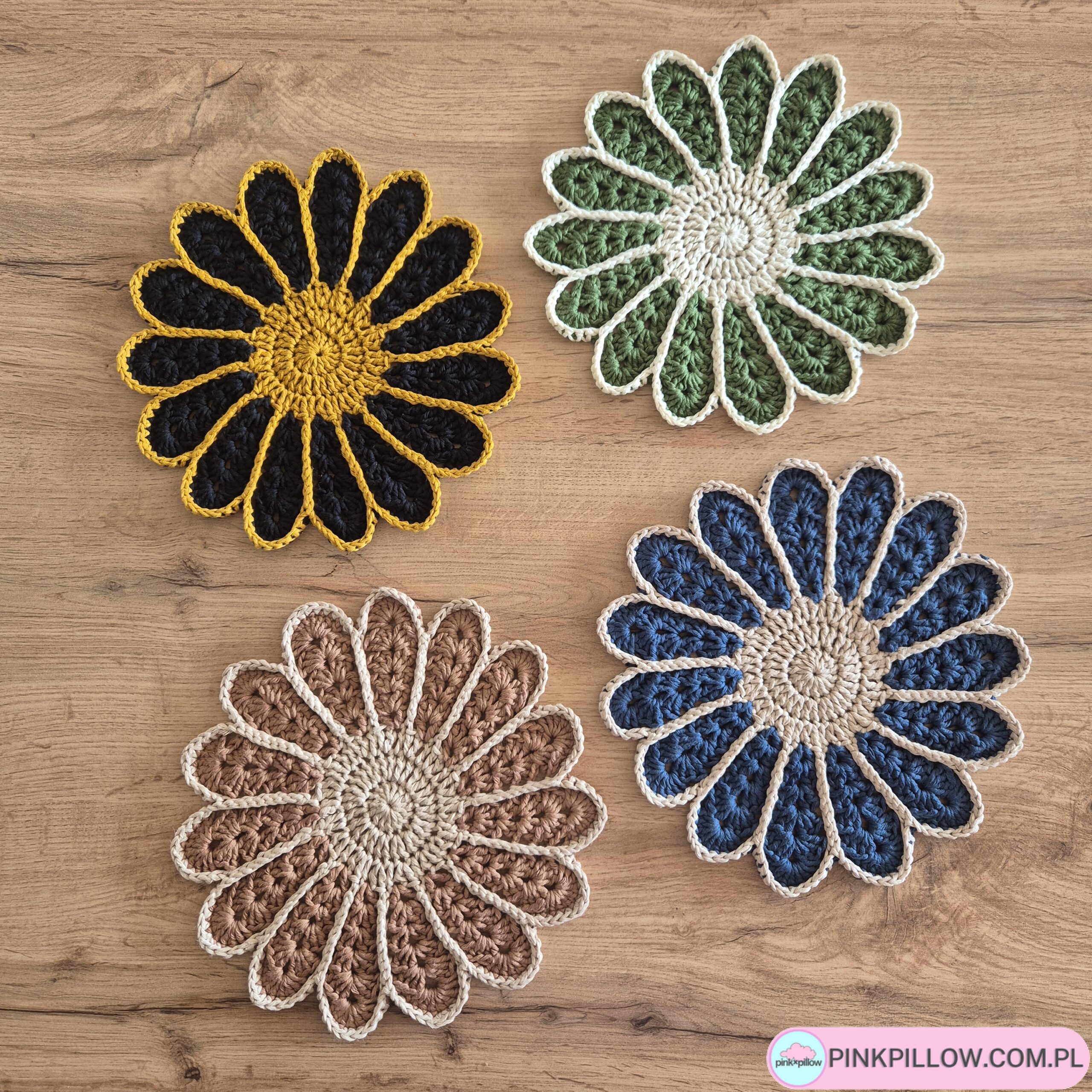 Podkładka pod kubek / talerzyk - Różne Kolory