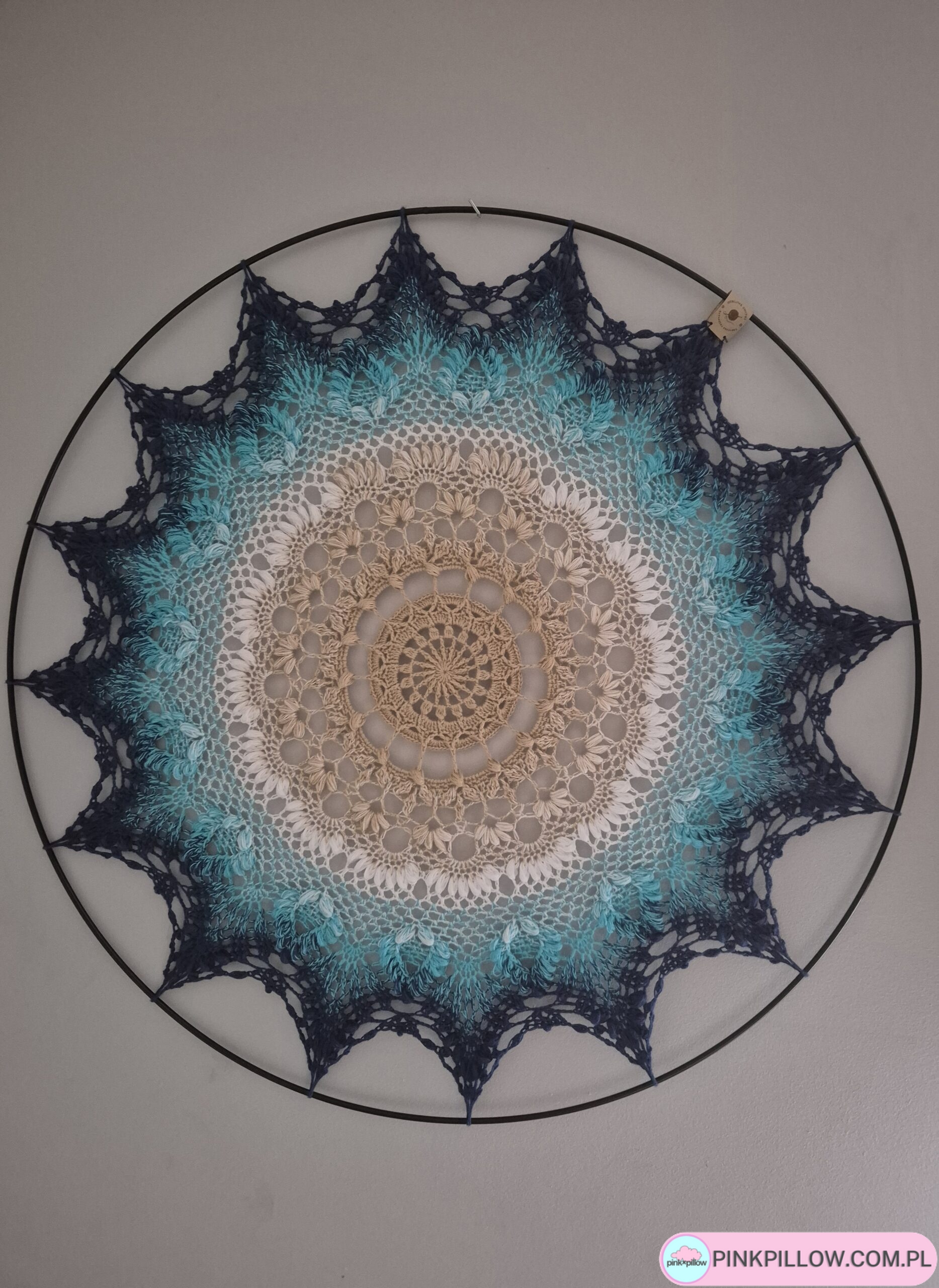 Ręcznie szydełkowana mandala - Ciambella