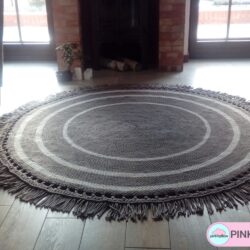 Wielki Dywan okrągły 220 cm - Wzór Camila