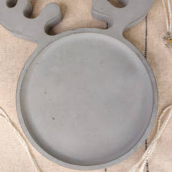 Podstawka Świąteczna w kształcie Renifera z betonu