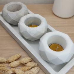 Podłużna Podstawka pod Świece, Doniczki - Różne Kolory