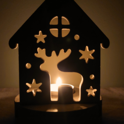 Świecznik Renifer z betonu architektonicznego