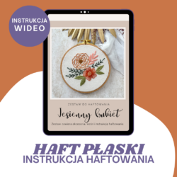 Kurs Haftu płaskiego w wersji PDF - Wykonaj "Jesienny bukiet" na Tamborku - Okładka