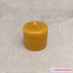 Świeczka z wosku pszczelego Walec - Wymiary 4x3,5 cm