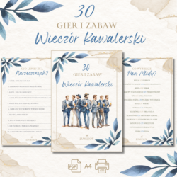 Zabawy i Gry na Kawalerski - Wersja PDF - 30 Pomysłów