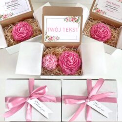 Box na Dzień Nauczyciela ze Świecami Kwiatkami - Personalizowany