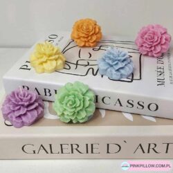 Mała Świeca w kształcie Róży - Różne Kolory