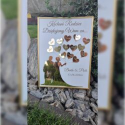 Podziękowania dla Rodziców - Para młoda z Balonami