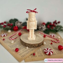 Świeca Dziadek do orzechów - Kolor Biały