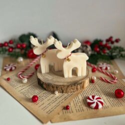 Świeczka Renifer - Różne Kolory