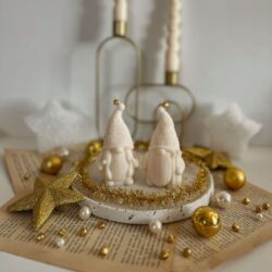 Świeca Skrzat Para - Zestaw 2 szt. - Różne Kolory